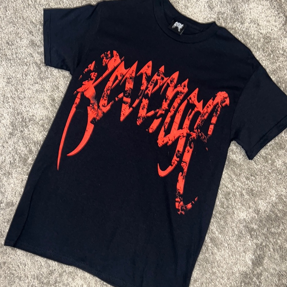 Red & Black Revenge Gothic Tee